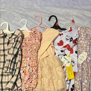 Disney Kids Dresses - Pink, Peach, and Multicolor
